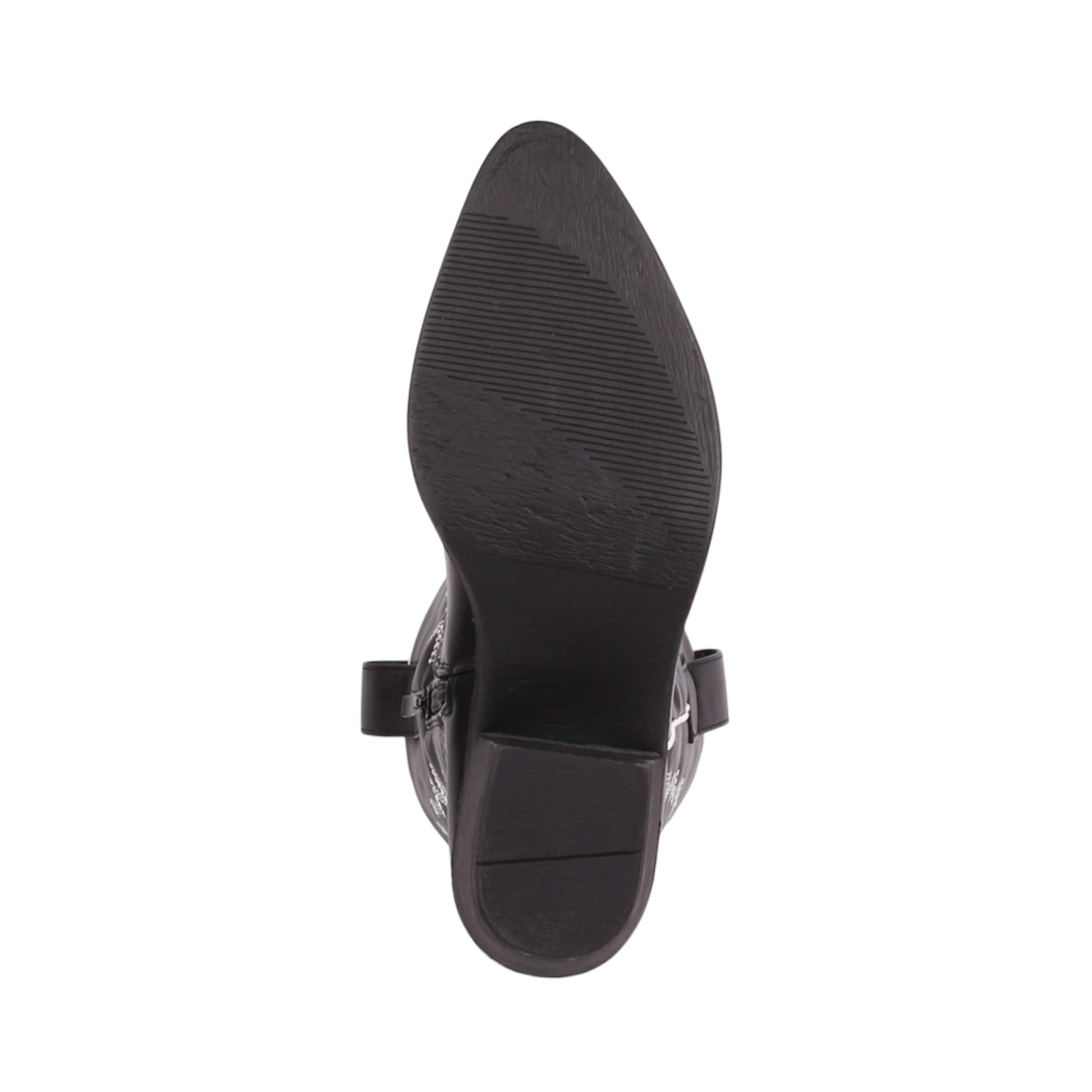 Elara Cowboystiefel in Schwarz