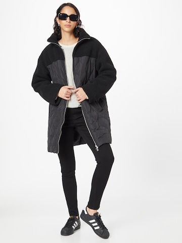 Urban Classics Between-Seasons Coat in Black