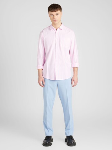 H.I.S Regular fit Button Up Shirt in Pink