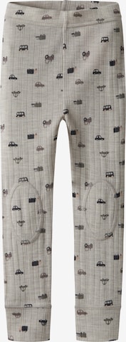 NAME IT Legginsy 'NBNWang' w kolorze szary: przód