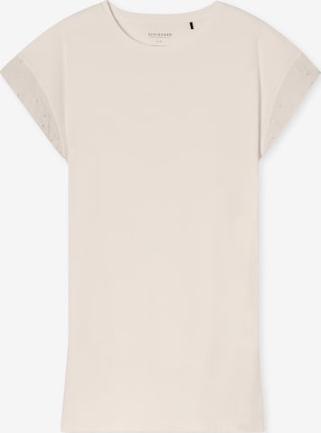 Chemise de nuit ' Casual Nightwear ' SCHIESSER en blanc : devant