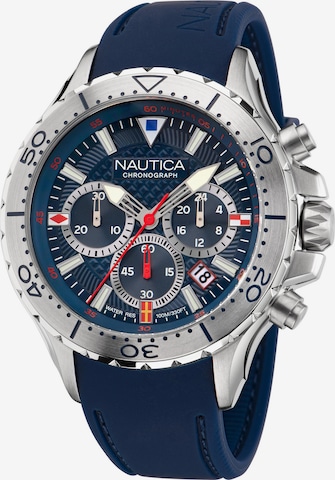 NAUTICA Analoog horloge 'Nautica' in Blauw: voorkant