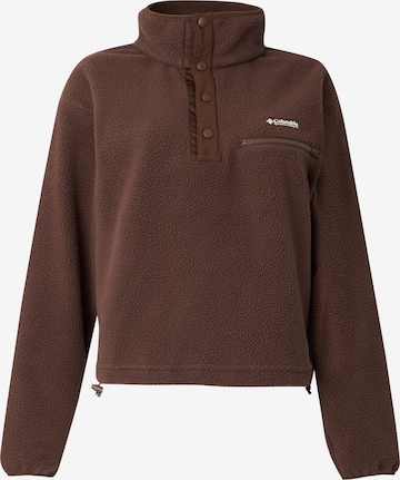 COLUMBIA Sporttrui 'Helvetia II' in Bruin: voorkant