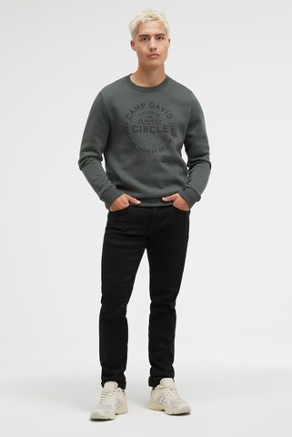 CAMP DAVID Sweatshirt in Grau