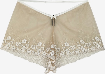 La Muel Lingerie Pajama pants 'bride carnelian french knickers' in Beige: front