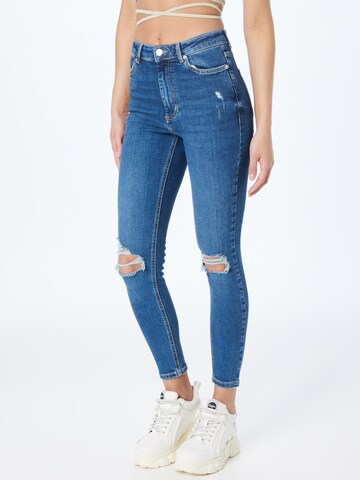 NEW LOOK Skinny Jeans in Blauw: voorkant