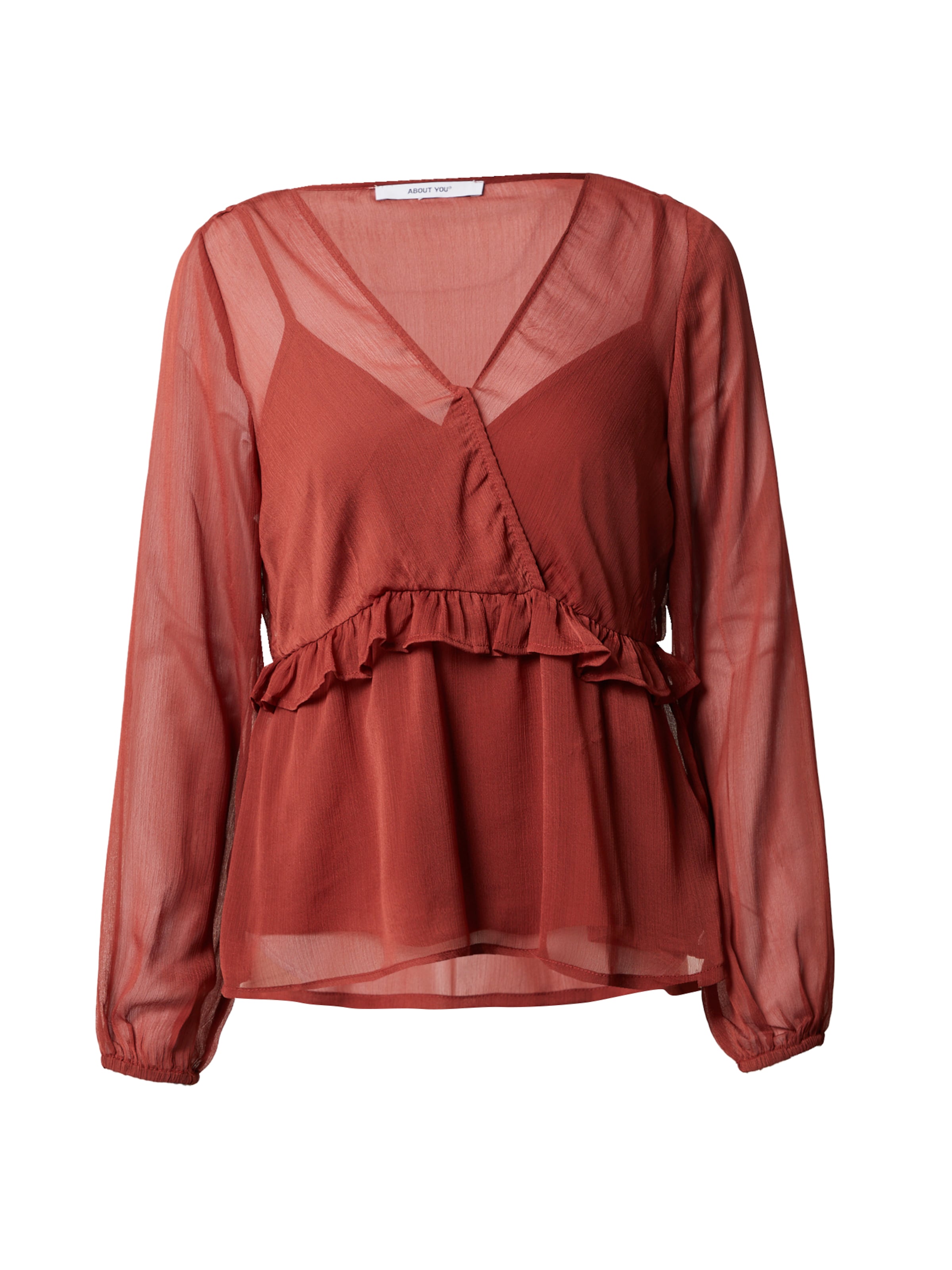 Camicia da donna 'Kiara' di ABOUT YOU in rosso: frontale