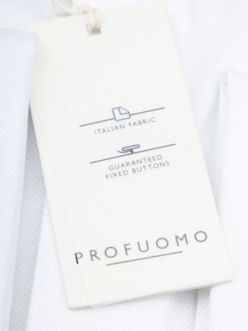 Profuomo Slim fit Button Up Shirt in White