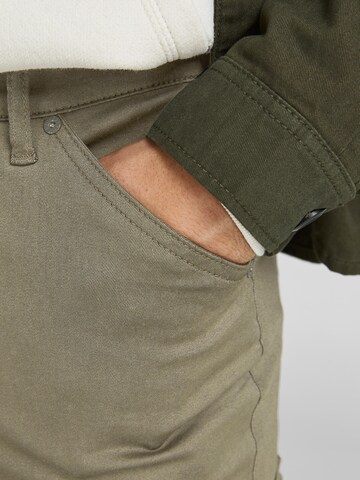 JACK & JONES Tapered Cargobroek 'Ace Dex' in Groen