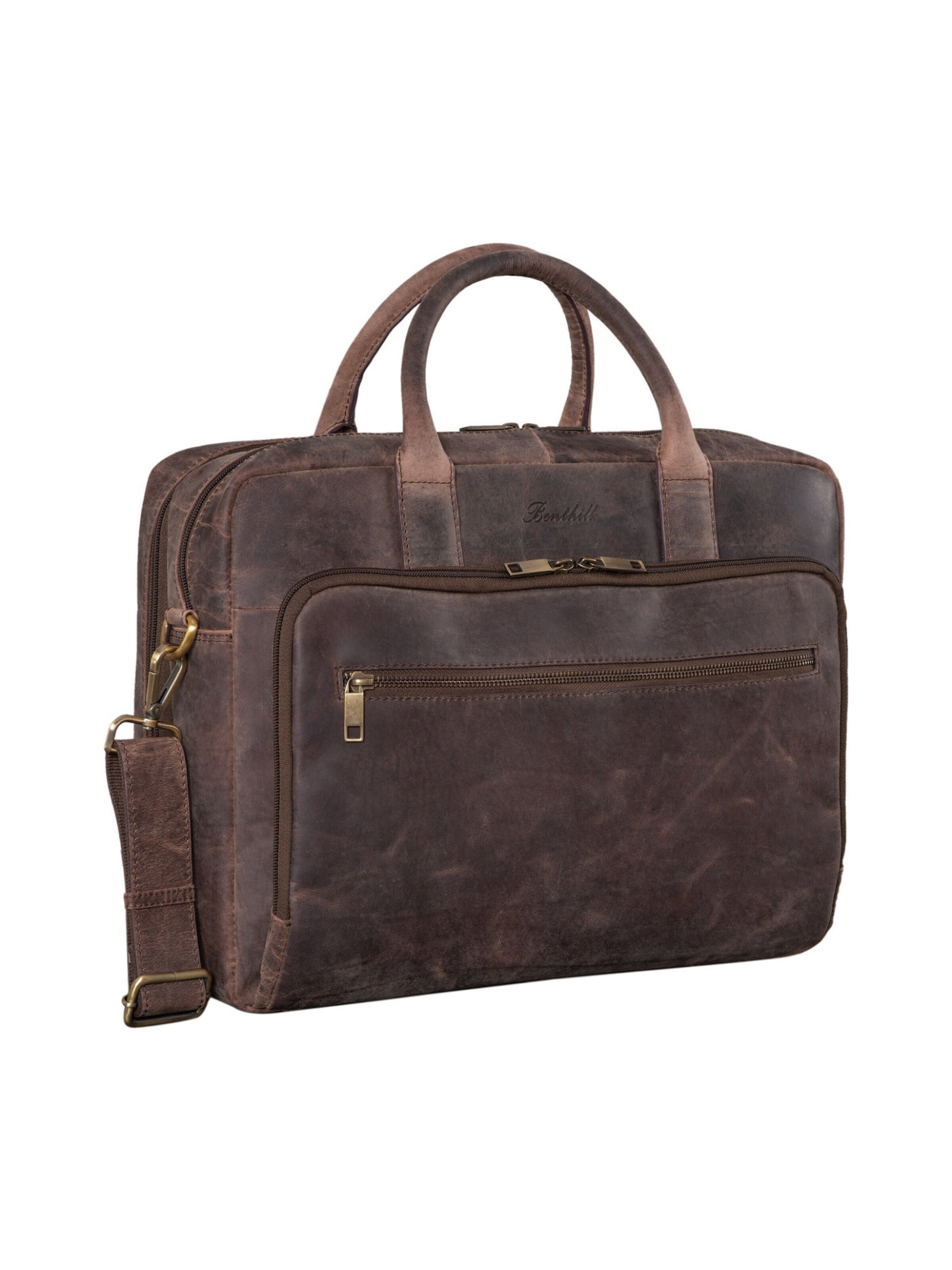 Benthill Briefcase in Brown