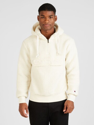 Bluză de molton de la Champion Authentic Athletic Apparel pe alb: față