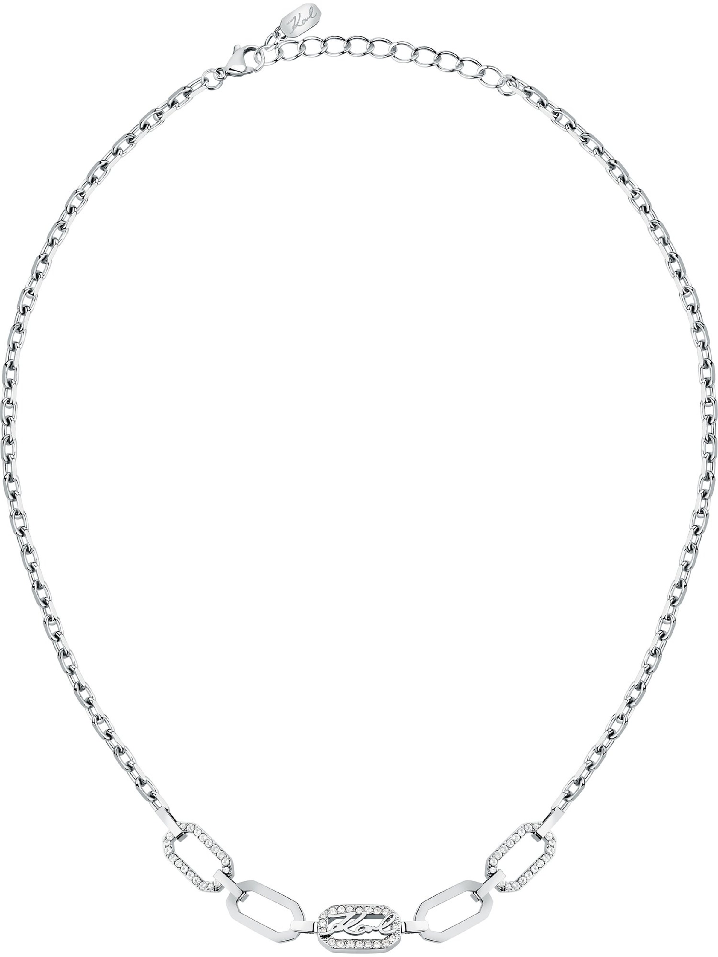 Karl Lagerfeld Kette in Silber: Vorderseite