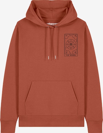 Sweat-shirt 'Tarot The Weel' Watapparel en marron : devant