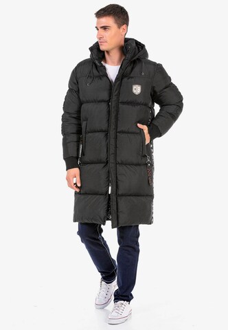 CIPO & BAXX Winter Coat in Black