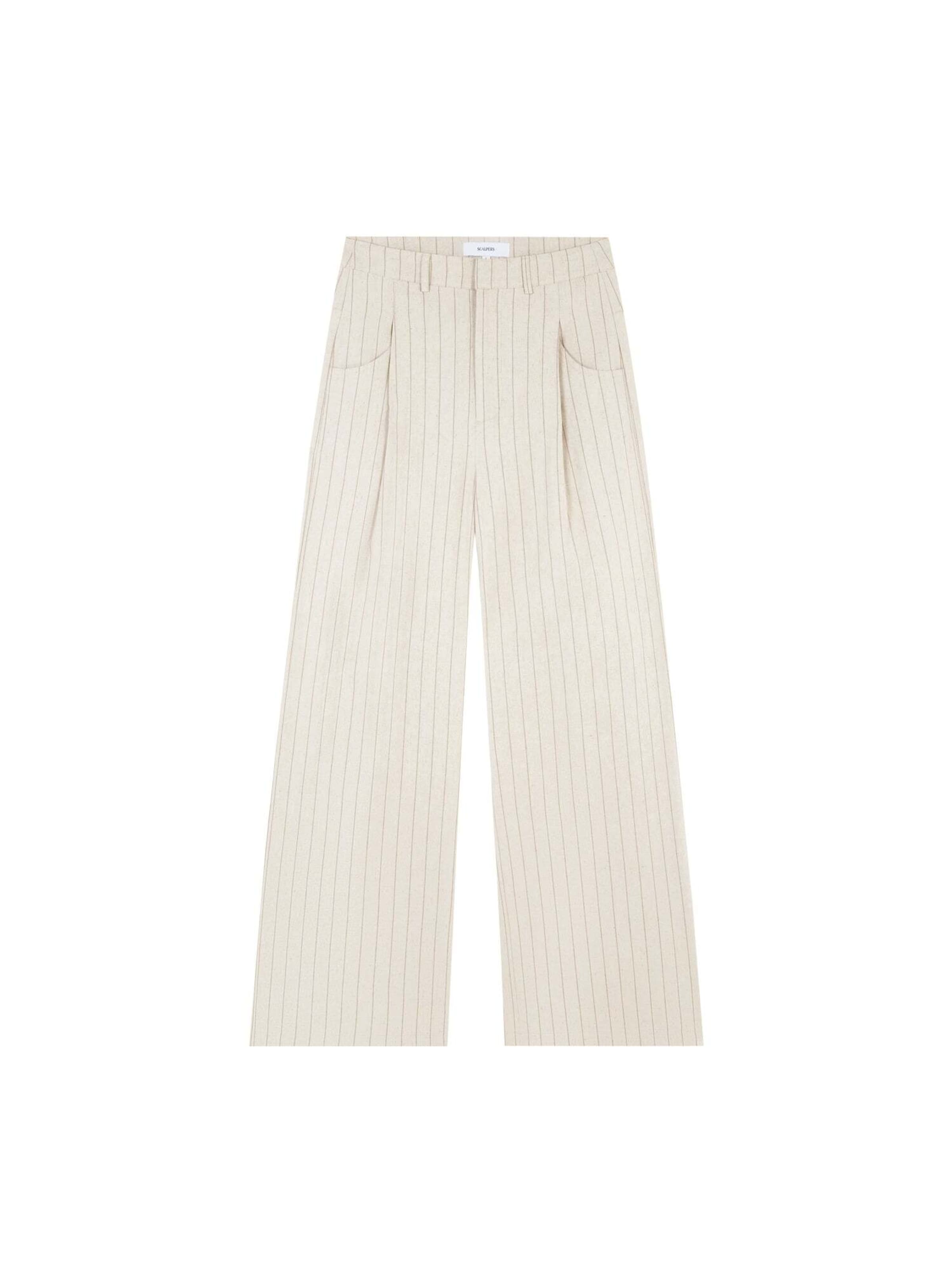 Scalpers Regular Broek ' ' in Beige: voorkant