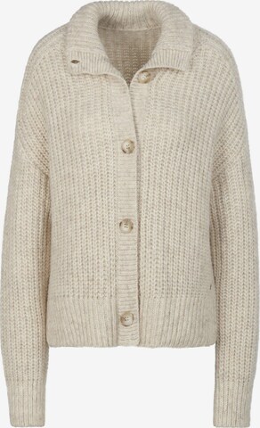 Basler Knit Cardigan in Beige: front