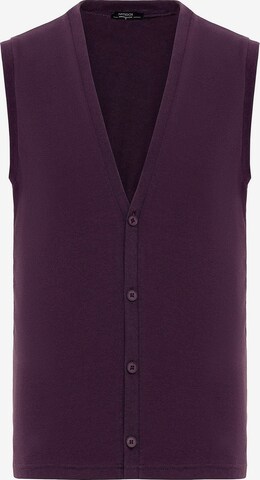 Antioch Vest in Purple: front