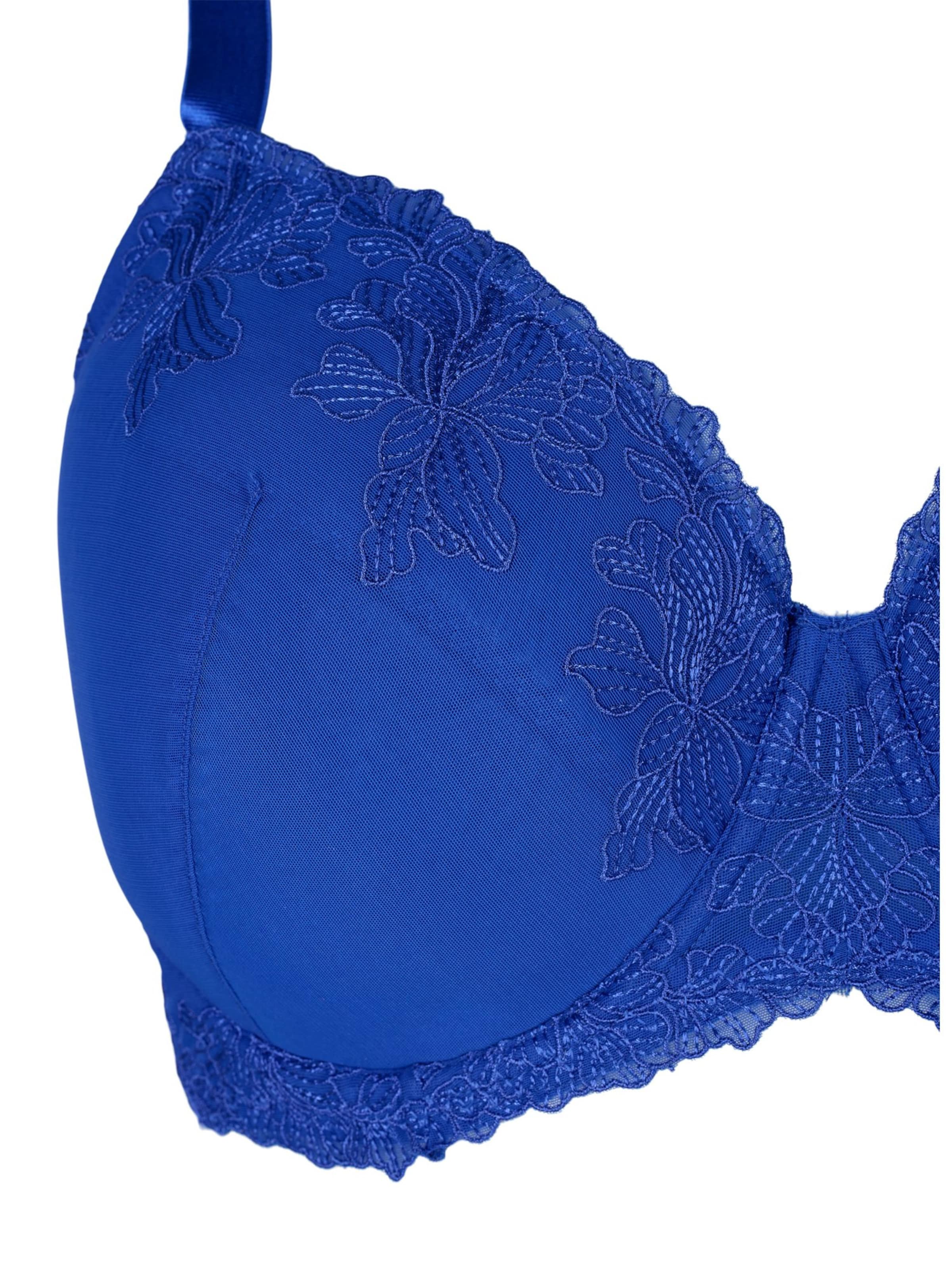 Devoted by Zizzi T-shirt BH 'Lana' in Blauw