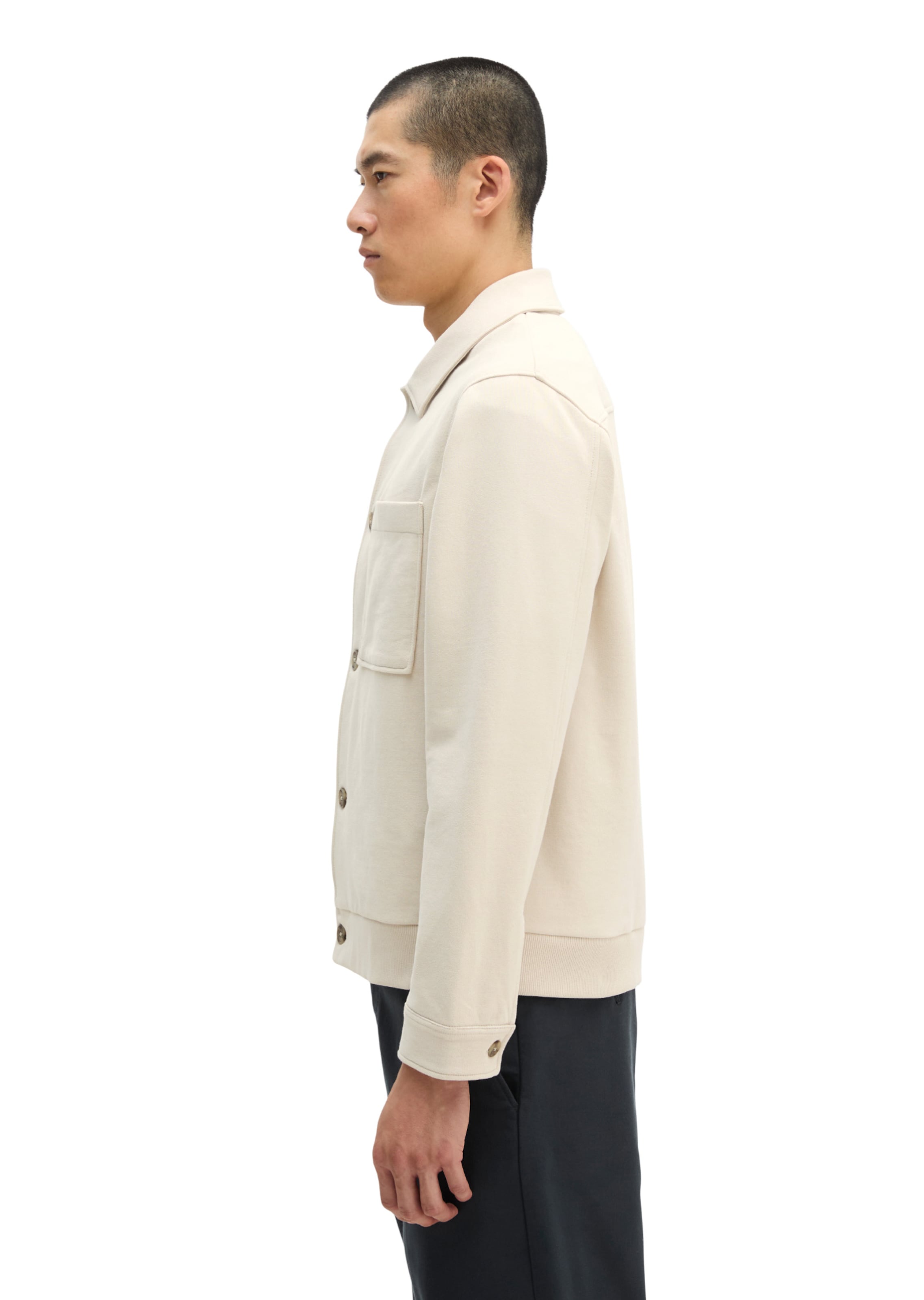 Marc O'Polo Sweatjacke in Beige