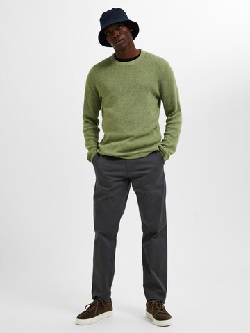 SELECTED HOMME Slimfit Chino 'Miles Flex' in Grijs