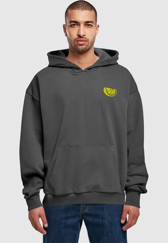 Sweat-shirt 'Lemon' Merchcode en gris : devant