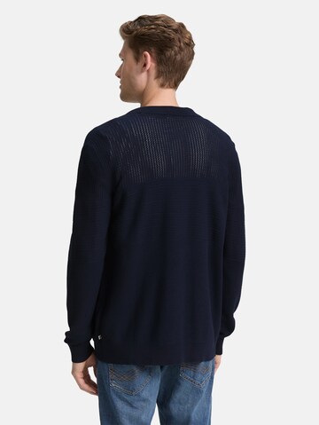 TOM TAILOR Knit cardigan in Blue