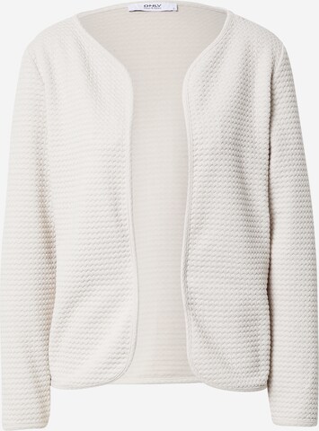 Cardigan 'LUCKY' ONLY en gris : devant