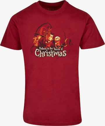 ABSOLUTE CULT T-Shirt 'The Nightmare Before Christmas - Christmas Terror' in Rot: predná strana