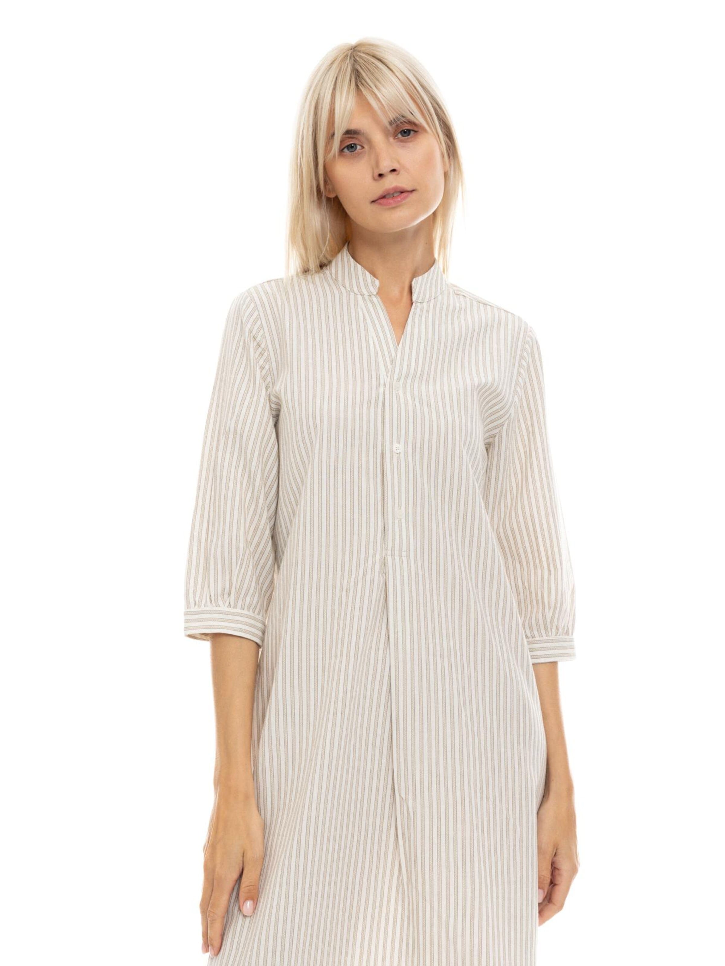 Robe-chemise Pink Label en beige