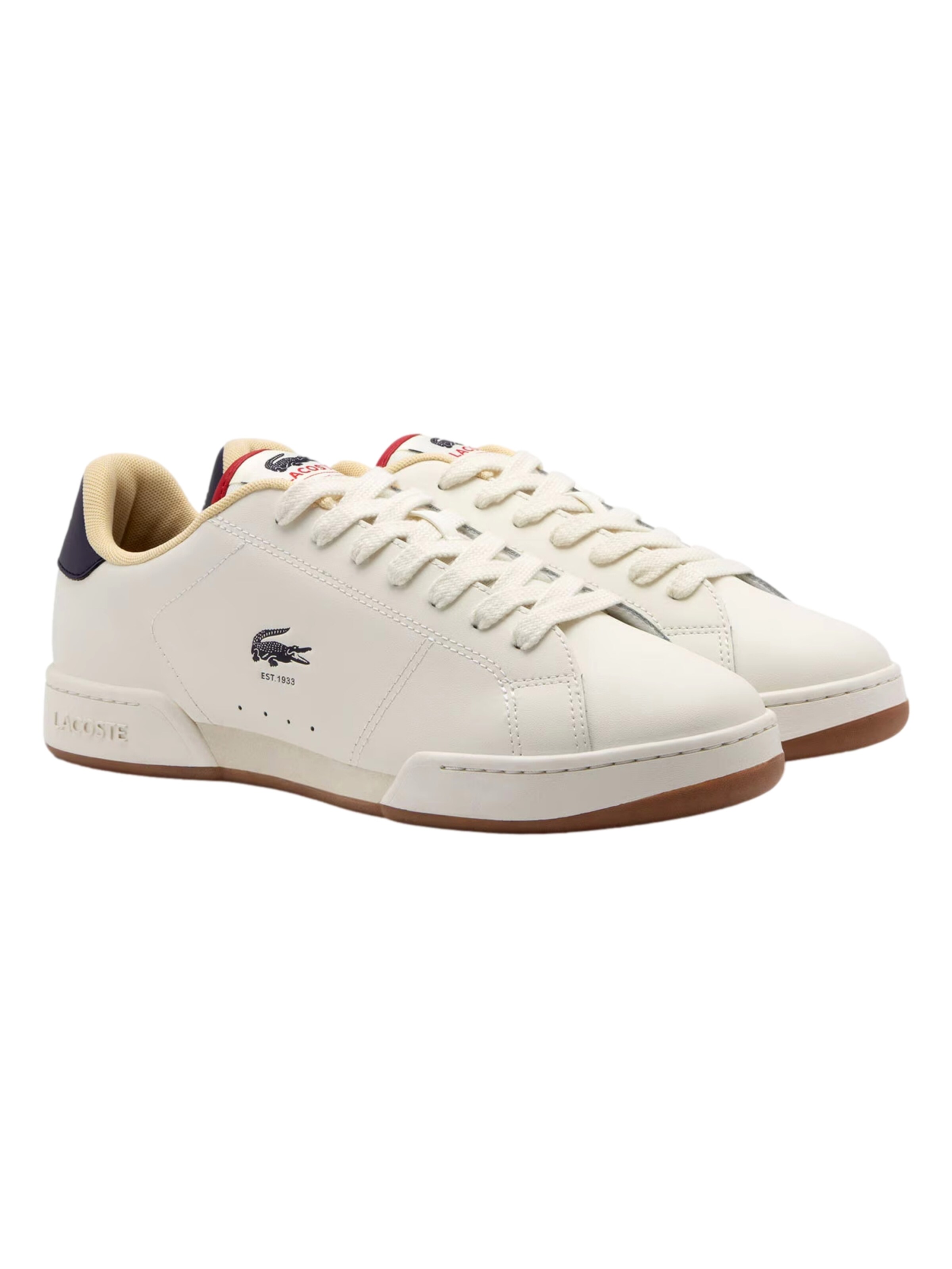 LACOSTE Nizke superge 'Carnaby Cup' | bela barva