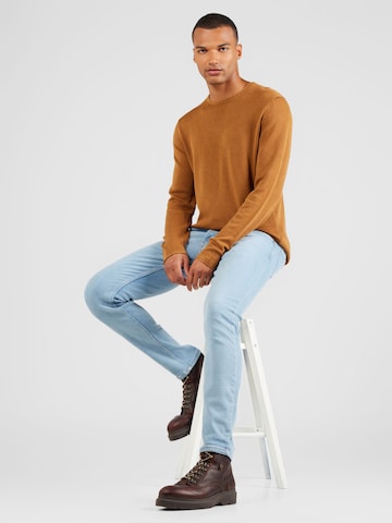 Only & Sons Regular Fit Pullover 'GARSON' i brun