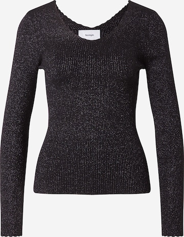 Pulover 'AYELET' de la NÜMPH pe negru: față