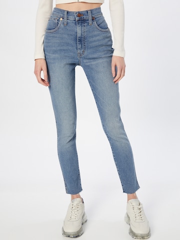 Madewell Skinny Jeans in Blauw: voorkant