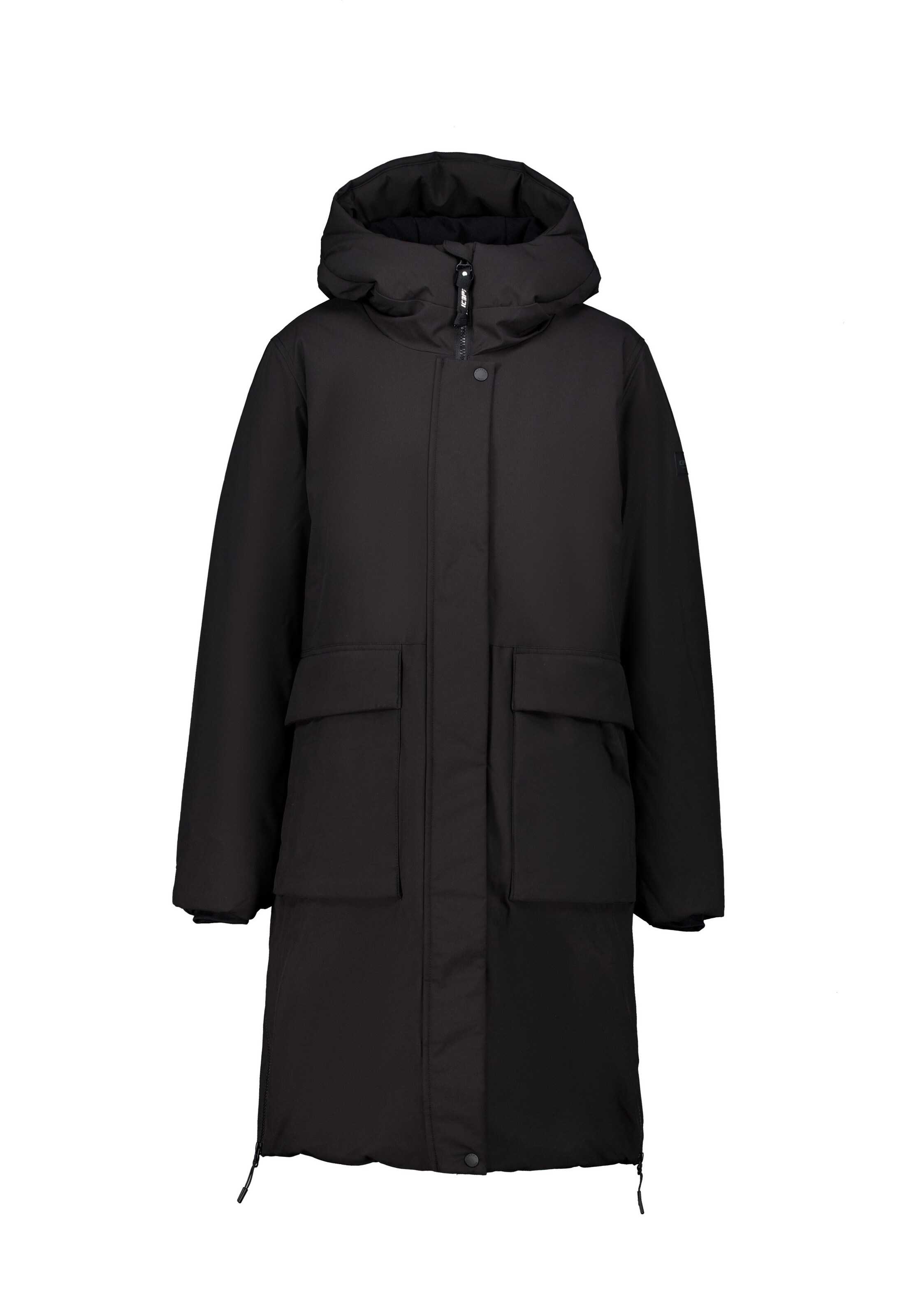 ICEPEAK Mantel in Schwarz: Vorderseite
