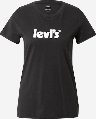 LEVI'S ® Shirt 'The Perfect Tee' in de kleur Zwart / Wit, Productweergave