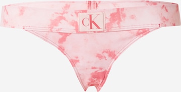 Calvin Klein Swimwear Bikini nadrágok - rózsaszín: elől