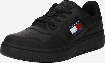 Tommy Jeans Sneakers 'Retro Basket Ess Meg 3A3' in Black: front