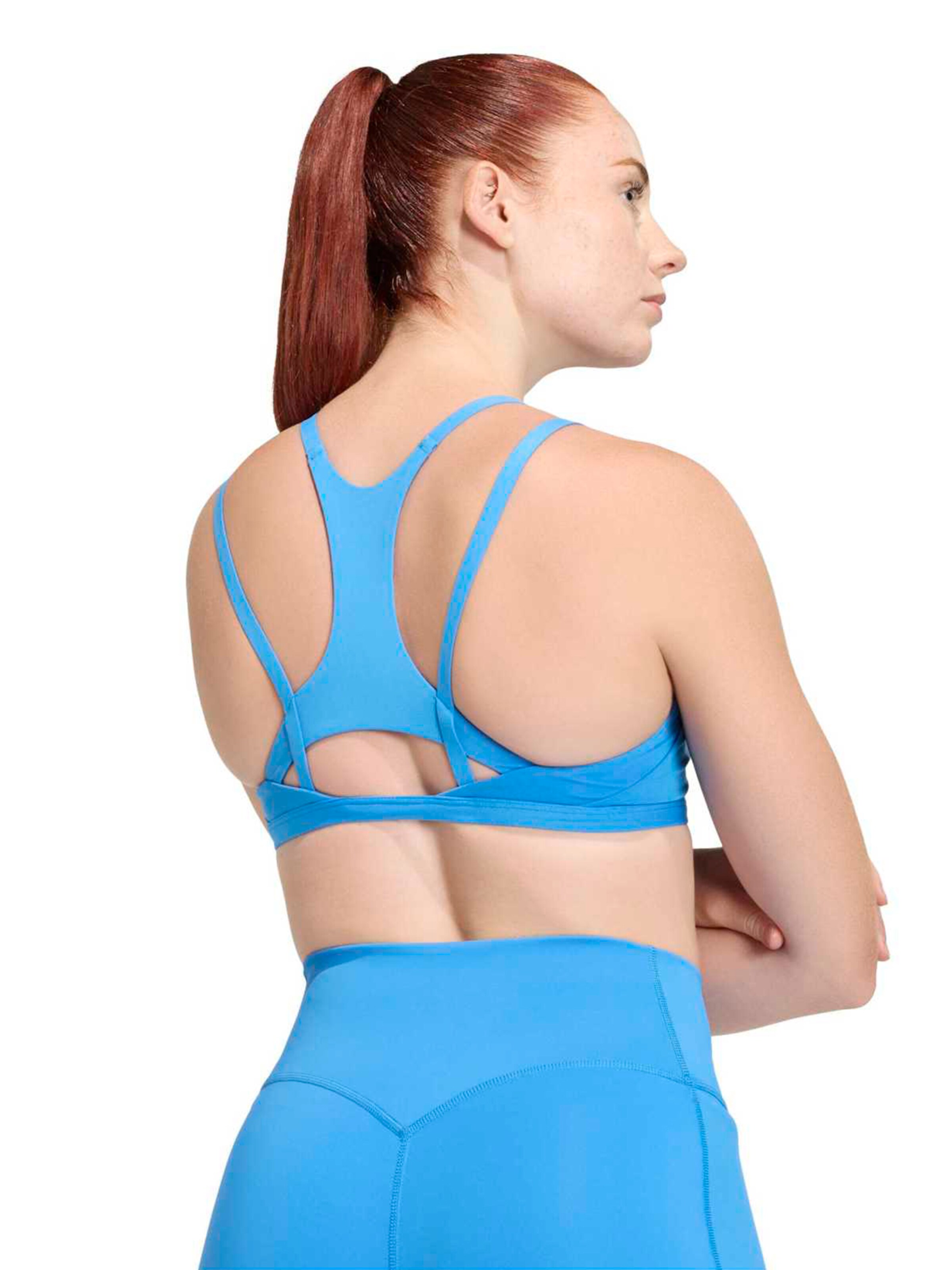 ADIDAS PERFORMANCE Bygelfri Sportbehå 'OPT' i blå