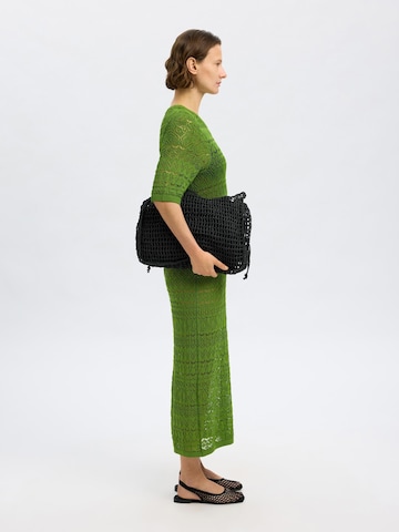 SELECTED FEMME Gebreide jurk in Groen