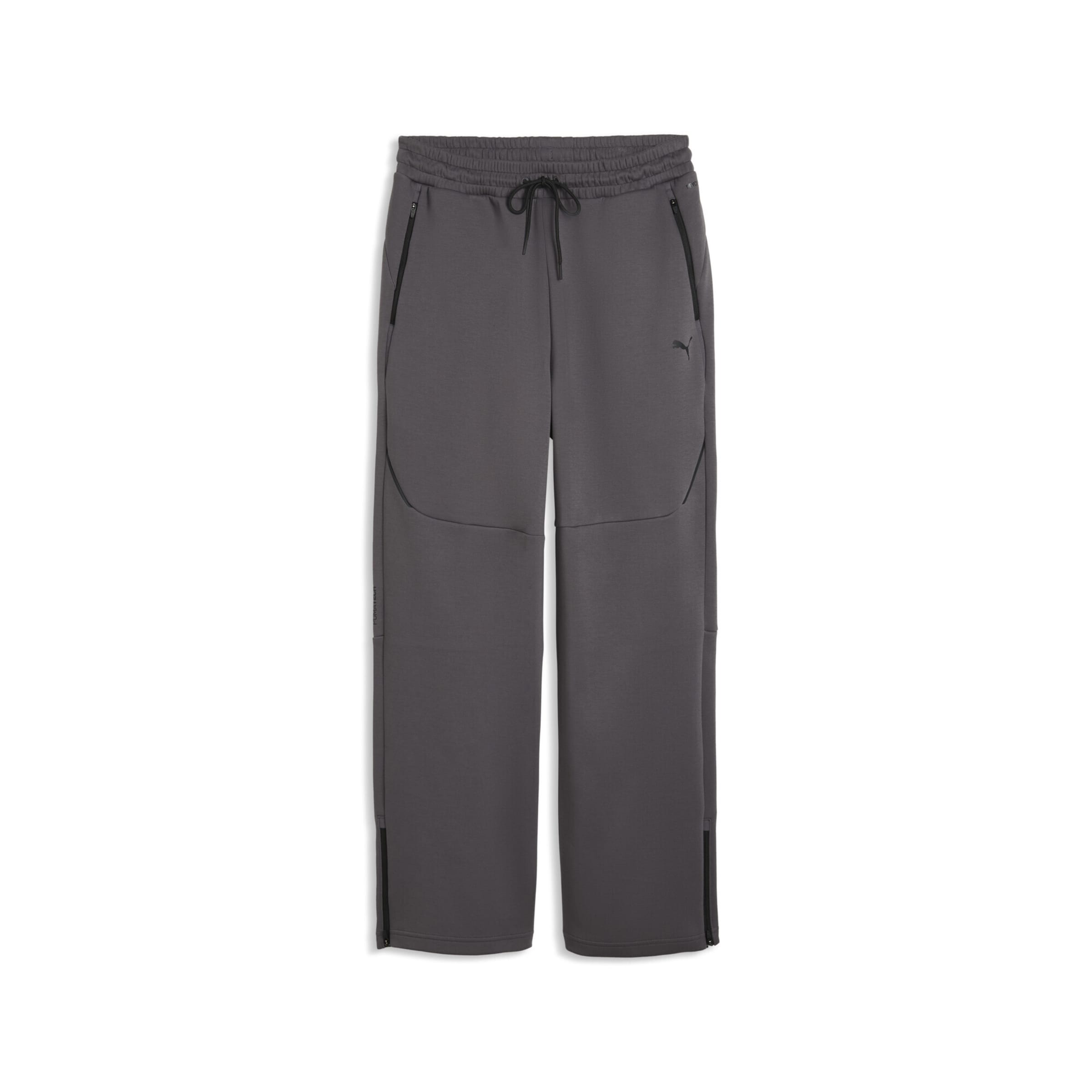 PUMA Loosefit Sportbroek in Grijs: voorkant