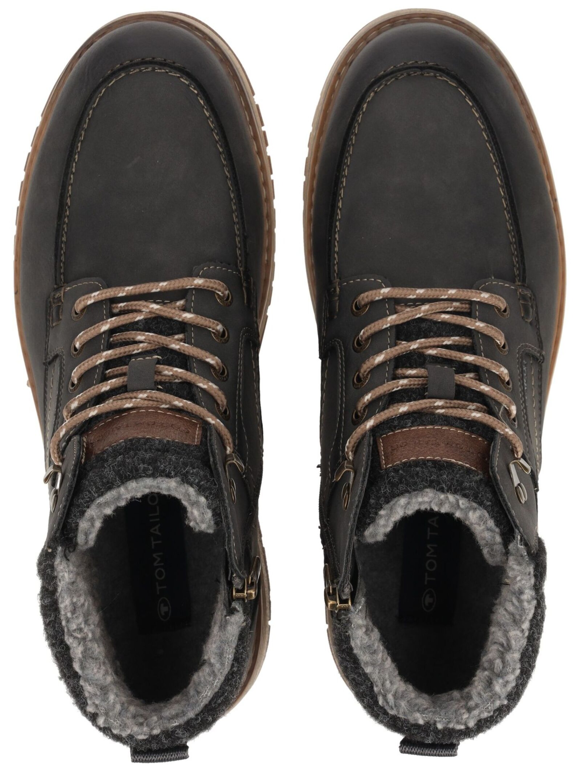 Boots stringati di TOM TAILOR in grigio