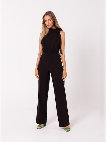 made of emotion - Jumpsuit en negro: frente