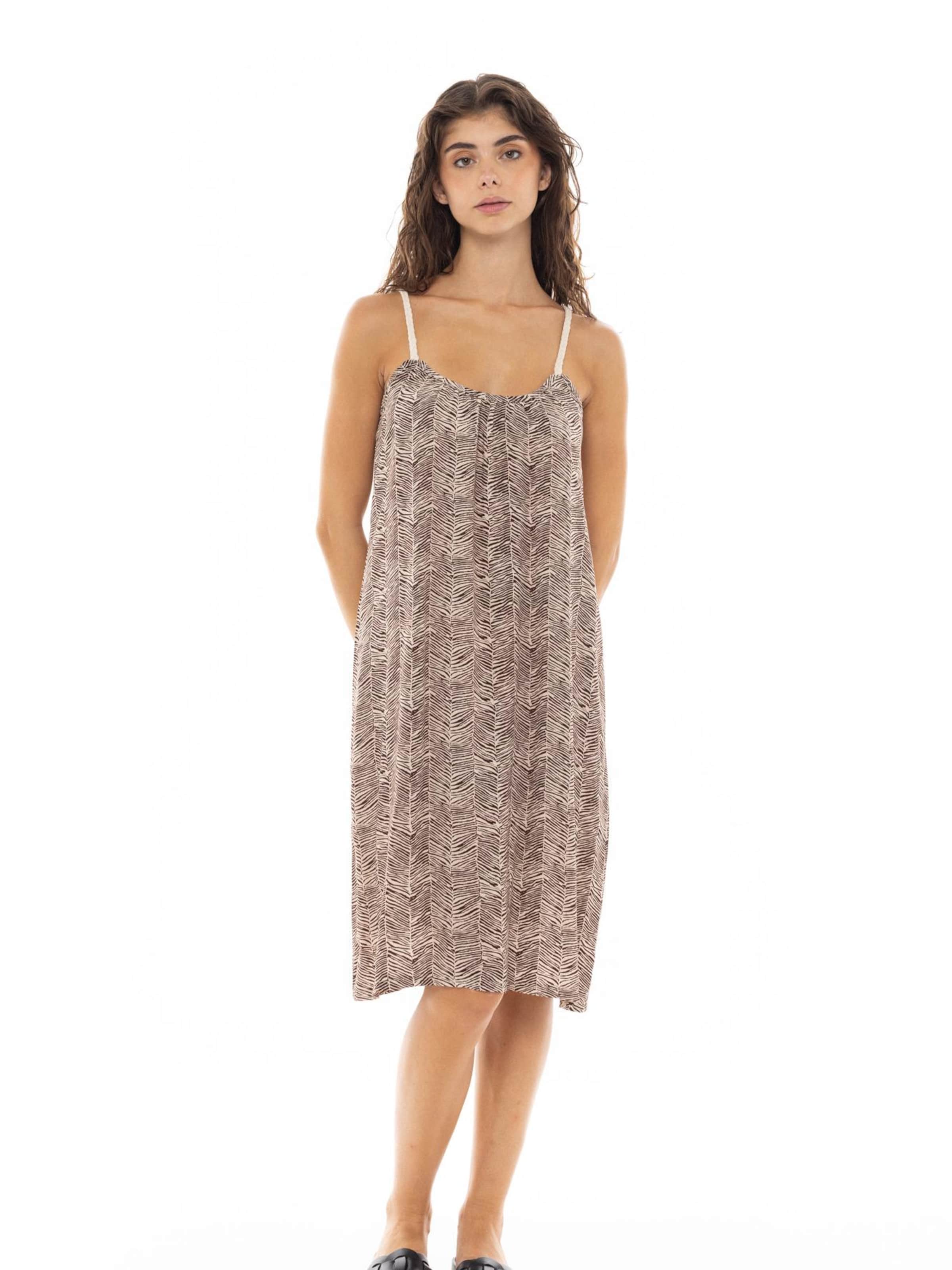 Pink Label Beach Dress 'AFRICA OAK' in Brown: front