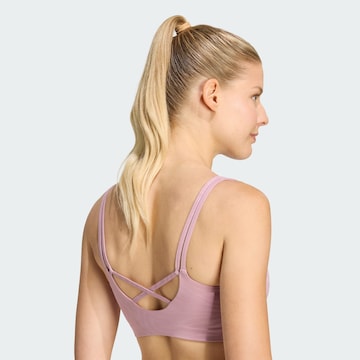 ADIDAS PERFORMANCE - Soutien Bustier Soutien de desporto 'All Me Essentials' em roxo