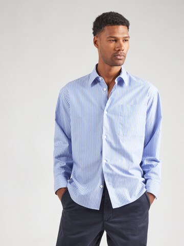 ANNARR Regular fit Button Up Shirt 'ANRVOLUND' in Blue: front