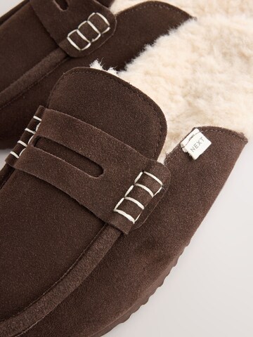 Pantoufle Next en marron