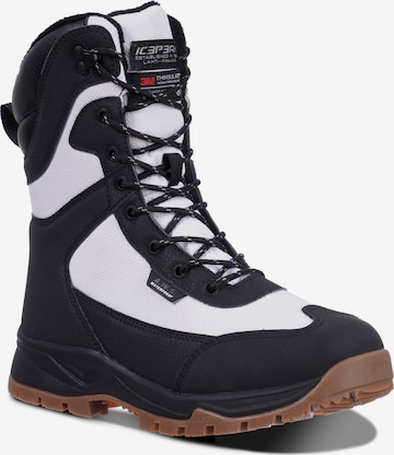 ICEPEAK - Botines con cordones 'Alice' en blanco