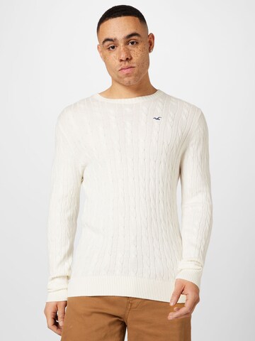 HOLLISTER Trui in Wit: voorkant