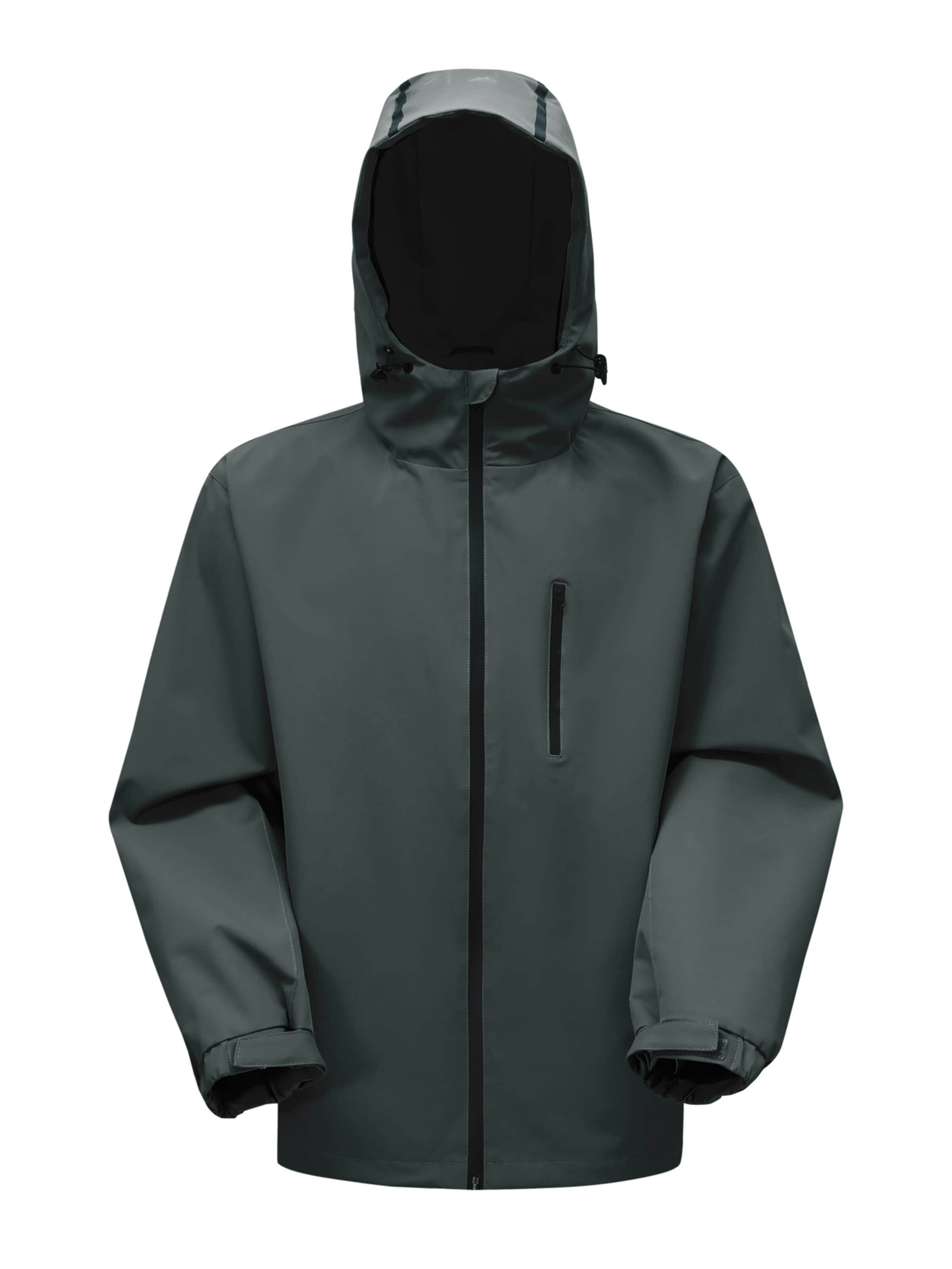 YOUTHUP Outdoor jacket 'Kompakt' in S in Dark grey, Item view