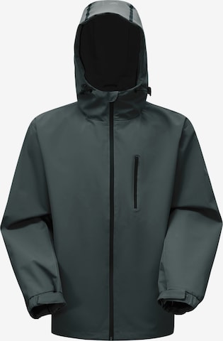 YOUTHUP Outdoor jacket 'Kompakt' in Grey: front